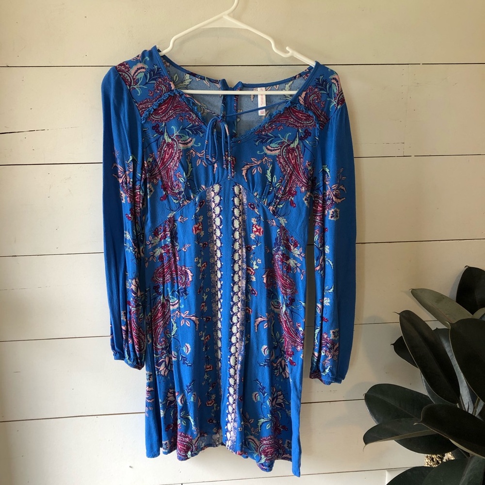 Xhilaration paisley dress size S